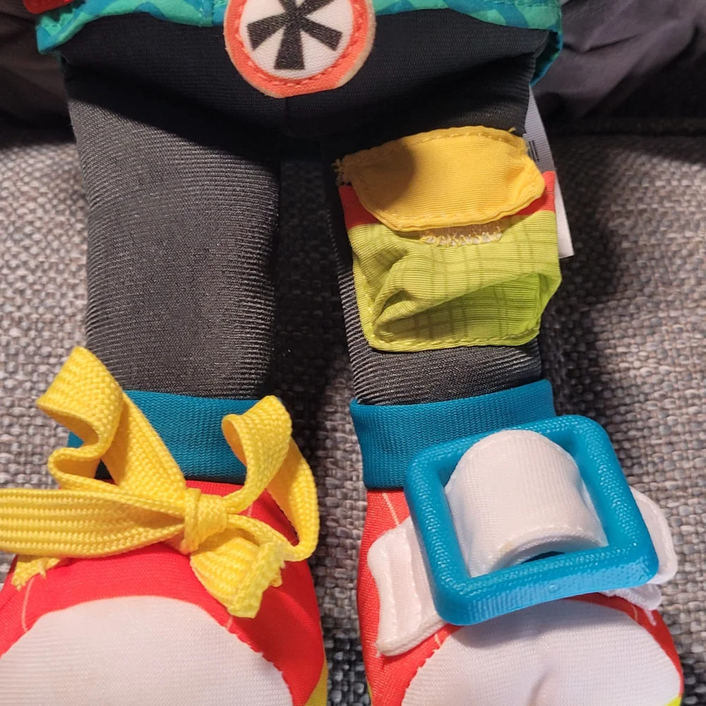 Playskool Smiling Stuffed Learning Activity Doll Learning Sensory Motor Skills